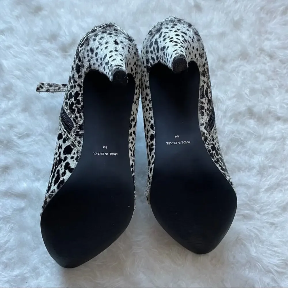 Matisse Cow Hair Heeled Booties